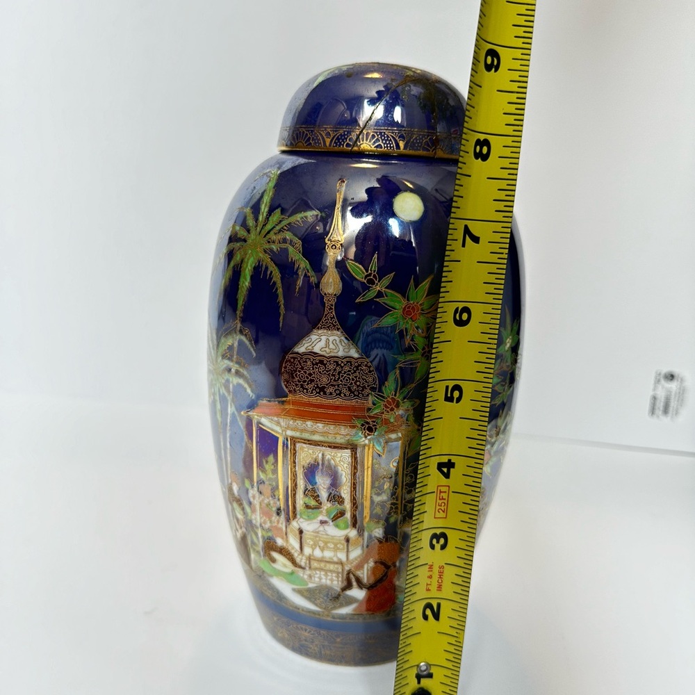 Rare Large Antique Carlton Ware Persian Pattern Vase – Collectible Decor - Picture 11 of 13